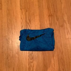 Blue and Black Nike Sweatshirt